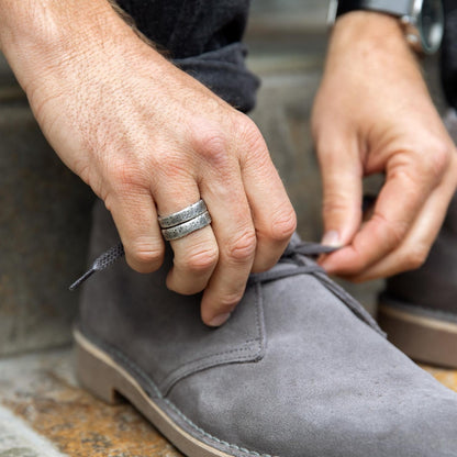 Withstand Stacking Ring [Antiqued Sterling Silver]