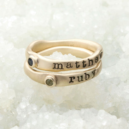 Personalized Passage Ring {10K Gold}