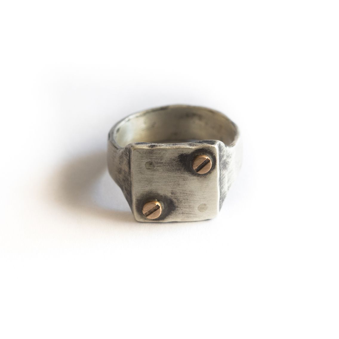 Bonded Rivet Ring [Sterling Silver]