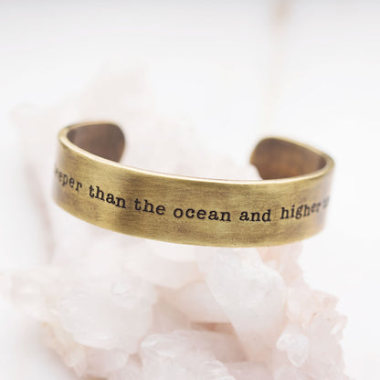 Deeper Than The Ocean Cuff {Gold-Plated}