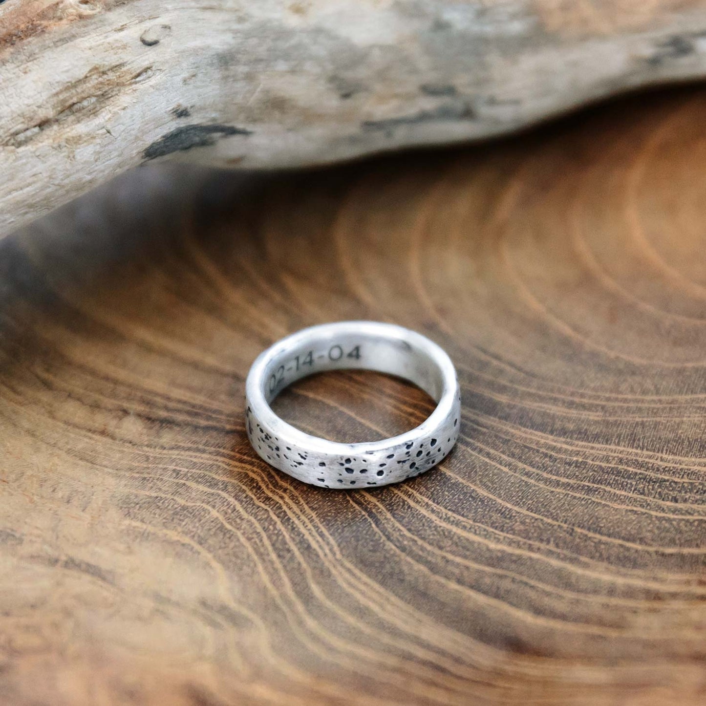 Withstand Stacking Ring [Antiqued Sterling Silver]