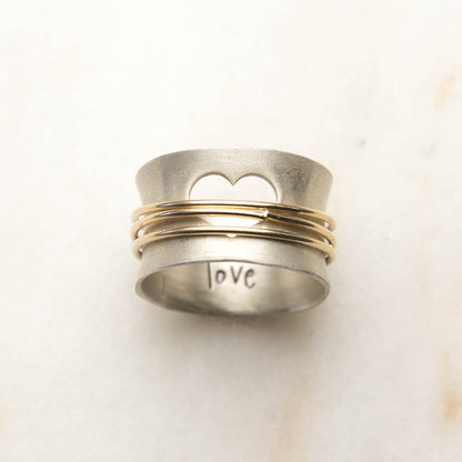 Brave Love® Spinner Ring (Sterling Silver)
