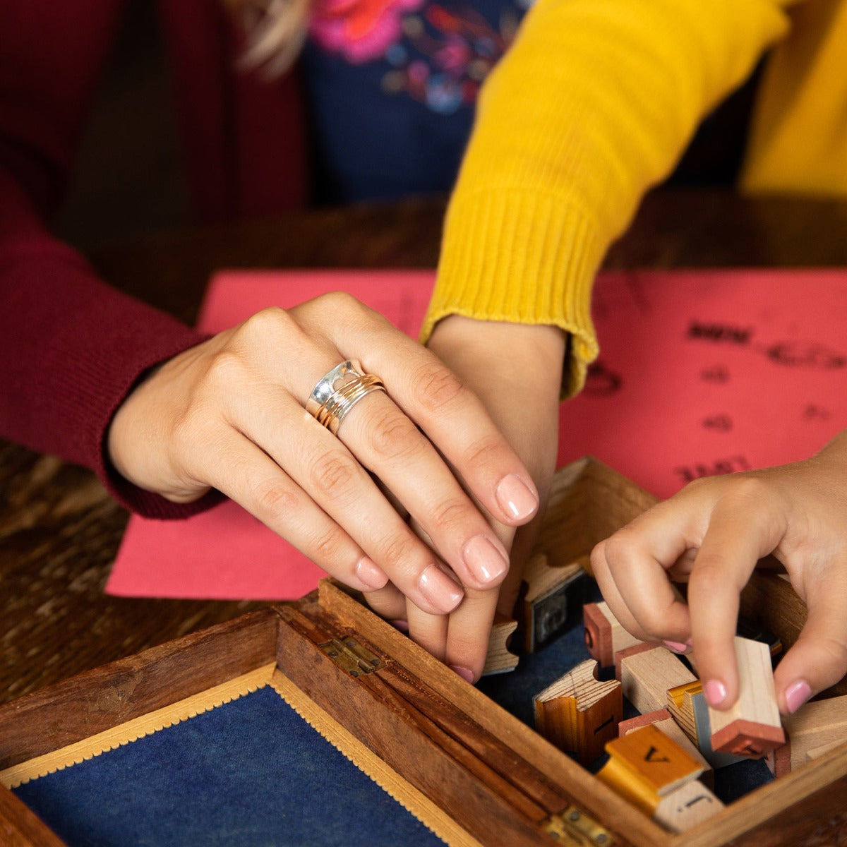 brave love® spinner ring {sterling silver}