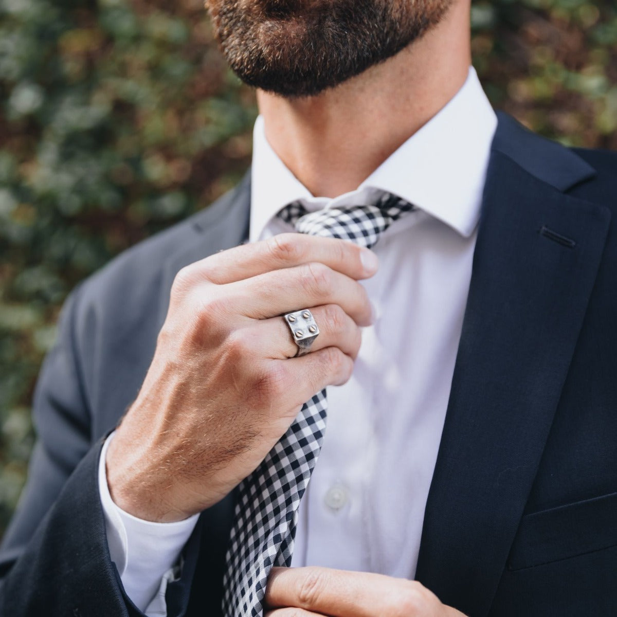 Bonded Rivet Ring [Sterling Silver]