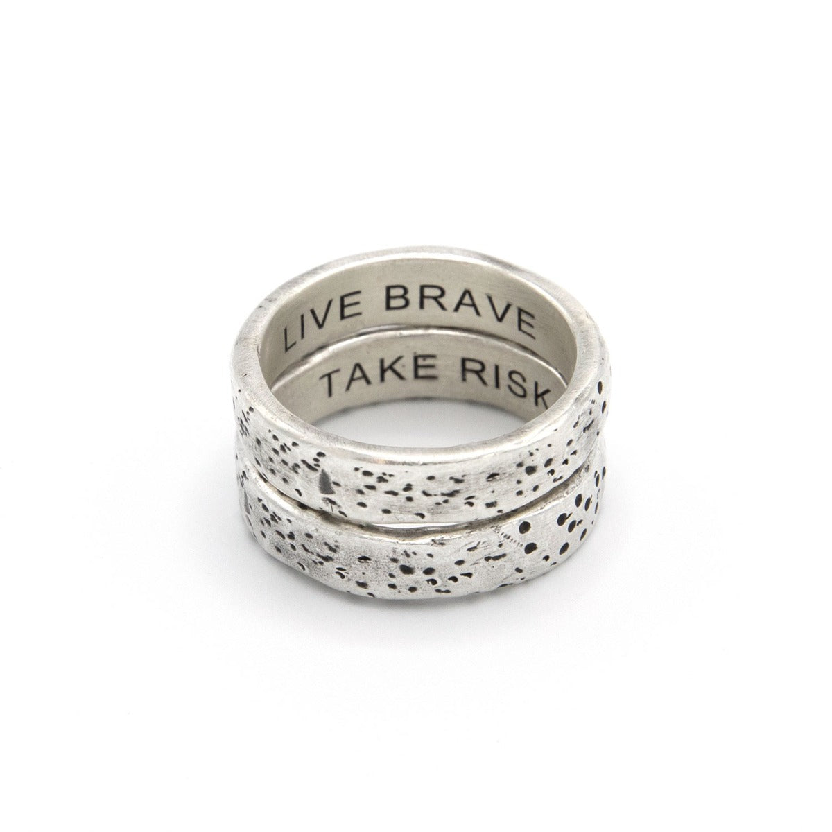 Withstand Stacking Ring [Antiqued Sterling Silver]