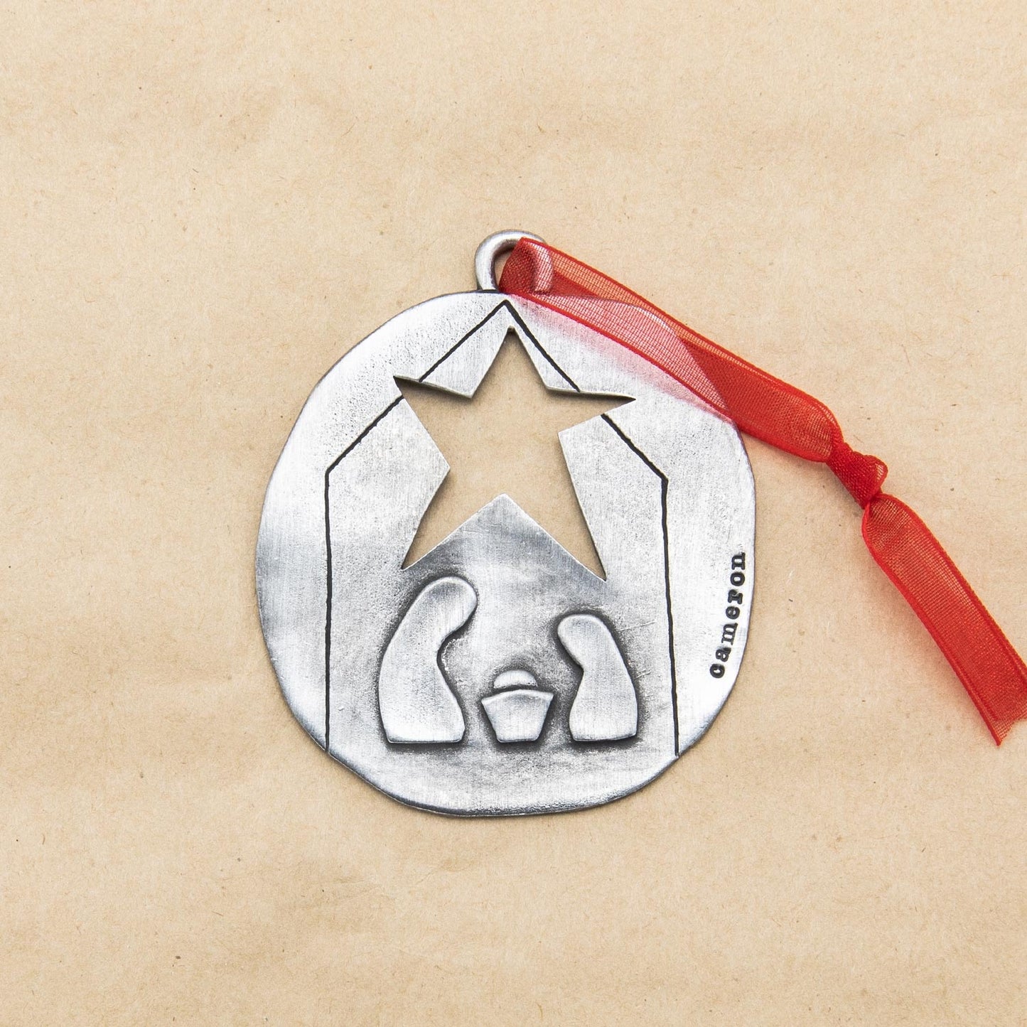 Nativity Ornament {Pewter}