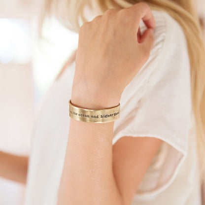 Deeper Than The Ocean Cuff {Gold-Plated}