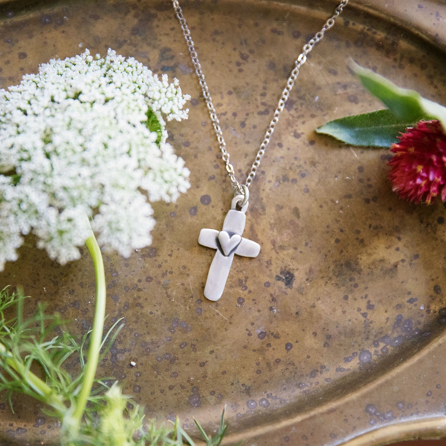 Cross Of Faith Necklace {Sterling Silver}