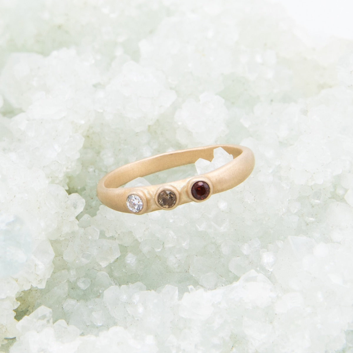 14K Gold Mother’s Ring with Birthstones
