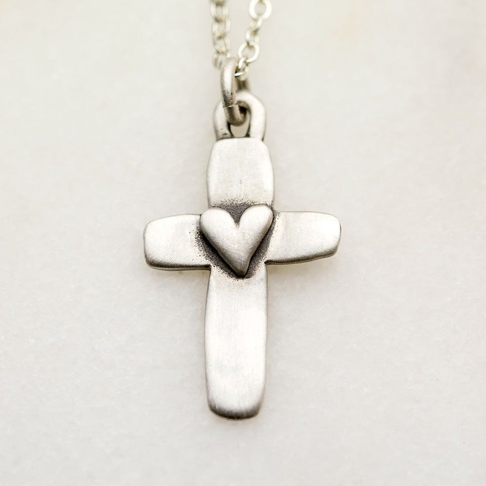 Cross Of Faith Necklace {Sterling Silver}