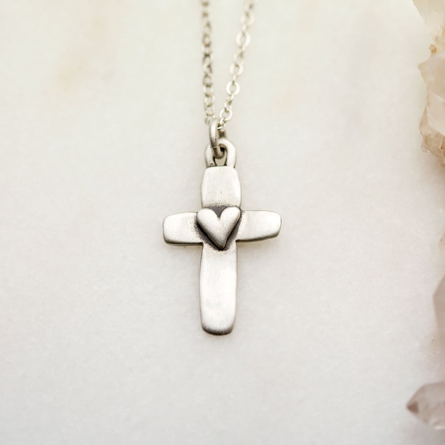 Cross Of Faith Necklace {Sterling Silver}