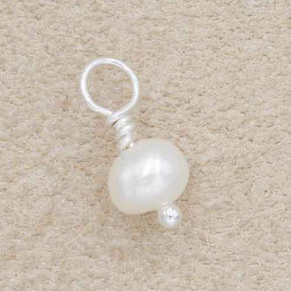 4mm Freshwater Pearl {Sterling Silver}