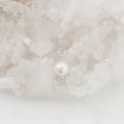 4mm Freshwater Pearl {Sterling Silver}