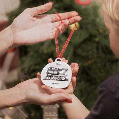 Express Train Ornament {Pewter}