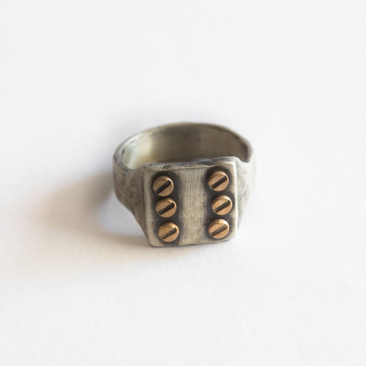 Bonded Rivet Ring [Sterling Silver]