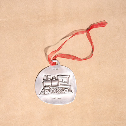 Express Train Ornament {Pewter}