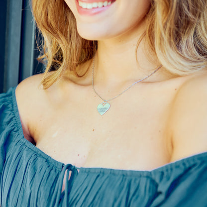 FREE Row of Hearts Necklace {Pewter}