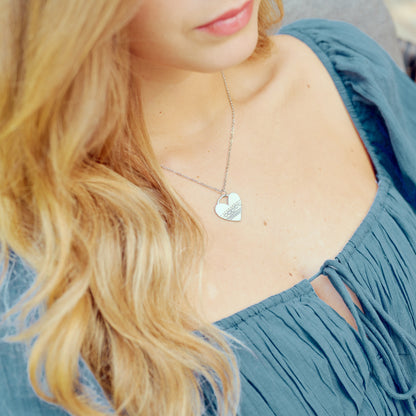 FREE Row of Hearts Necklace {Pewter}