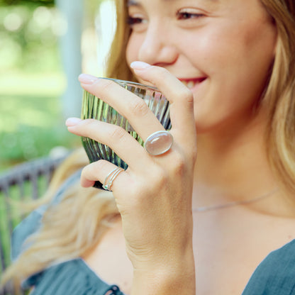 Clear and Bright Ring {Sterling Silver}