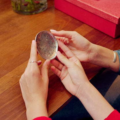 Beauty surrounds us keepsake dish  {Pewter}