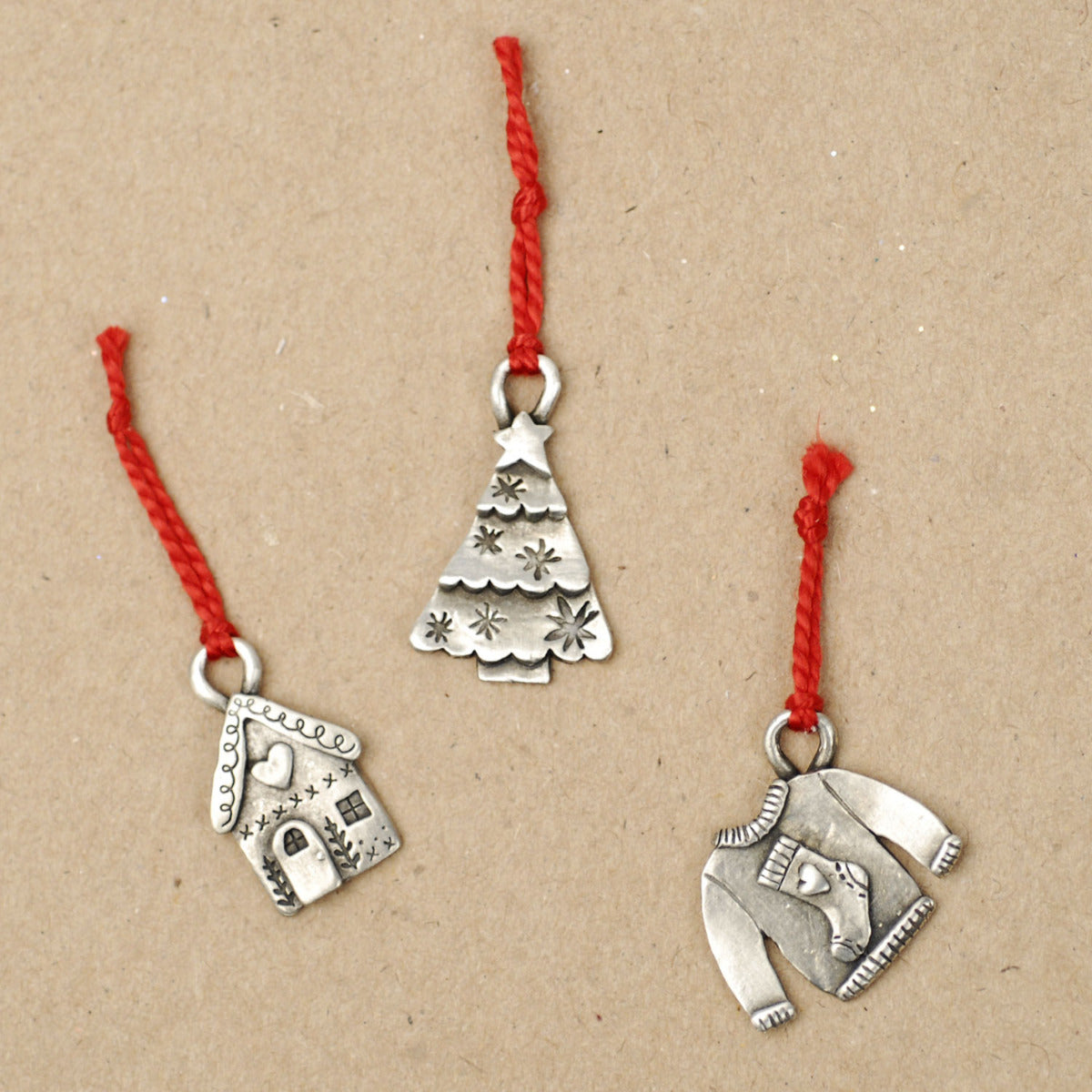 Our Christmas Tradition Advent Ornament Set {Pewter}