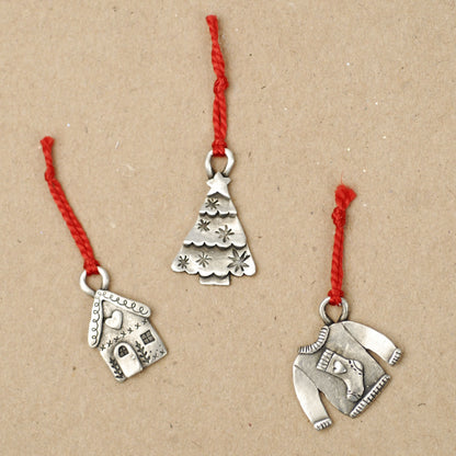 Our Christmas Tradition Advent Ornament Set {Pewter}