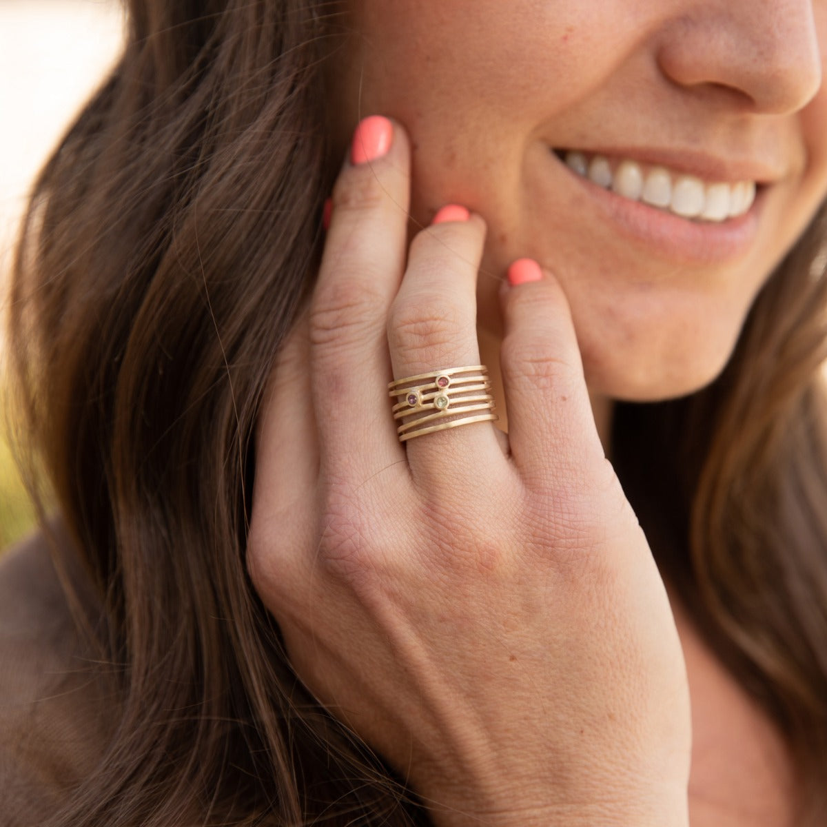 Always Together Birthstone Ring {10K Gold}