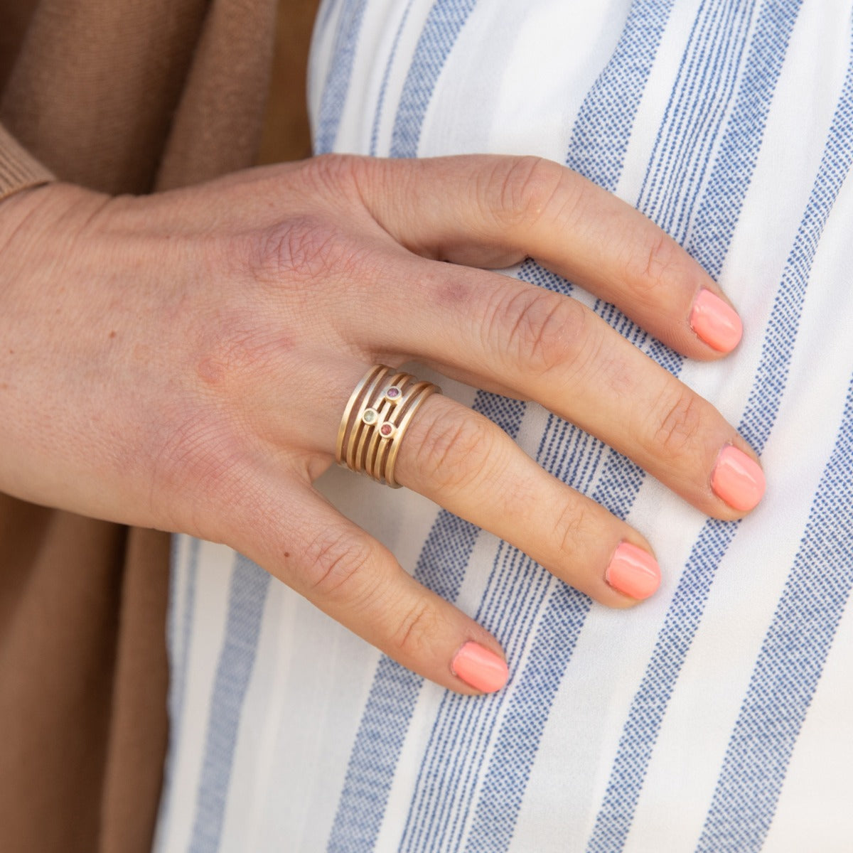 Always Together Birthstone Ring {10K Gold}