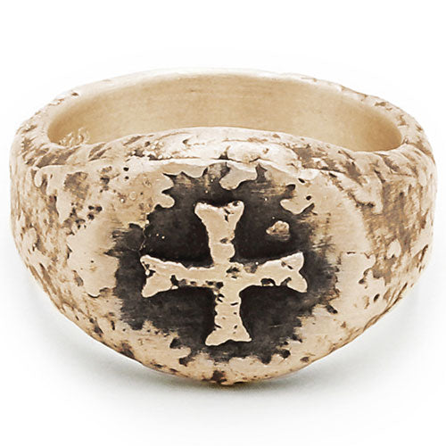 Ancient Cross Signet Ring [14k Gold]