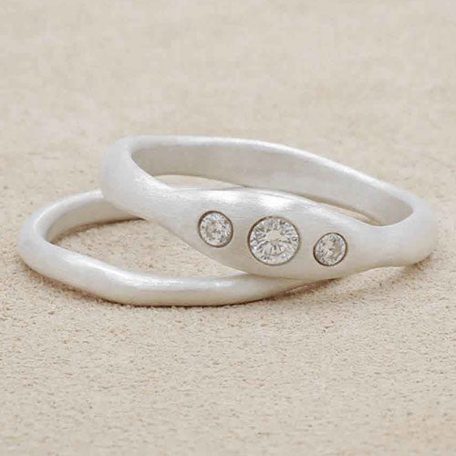 Be Mine Ring Pair {Sterling Silver}