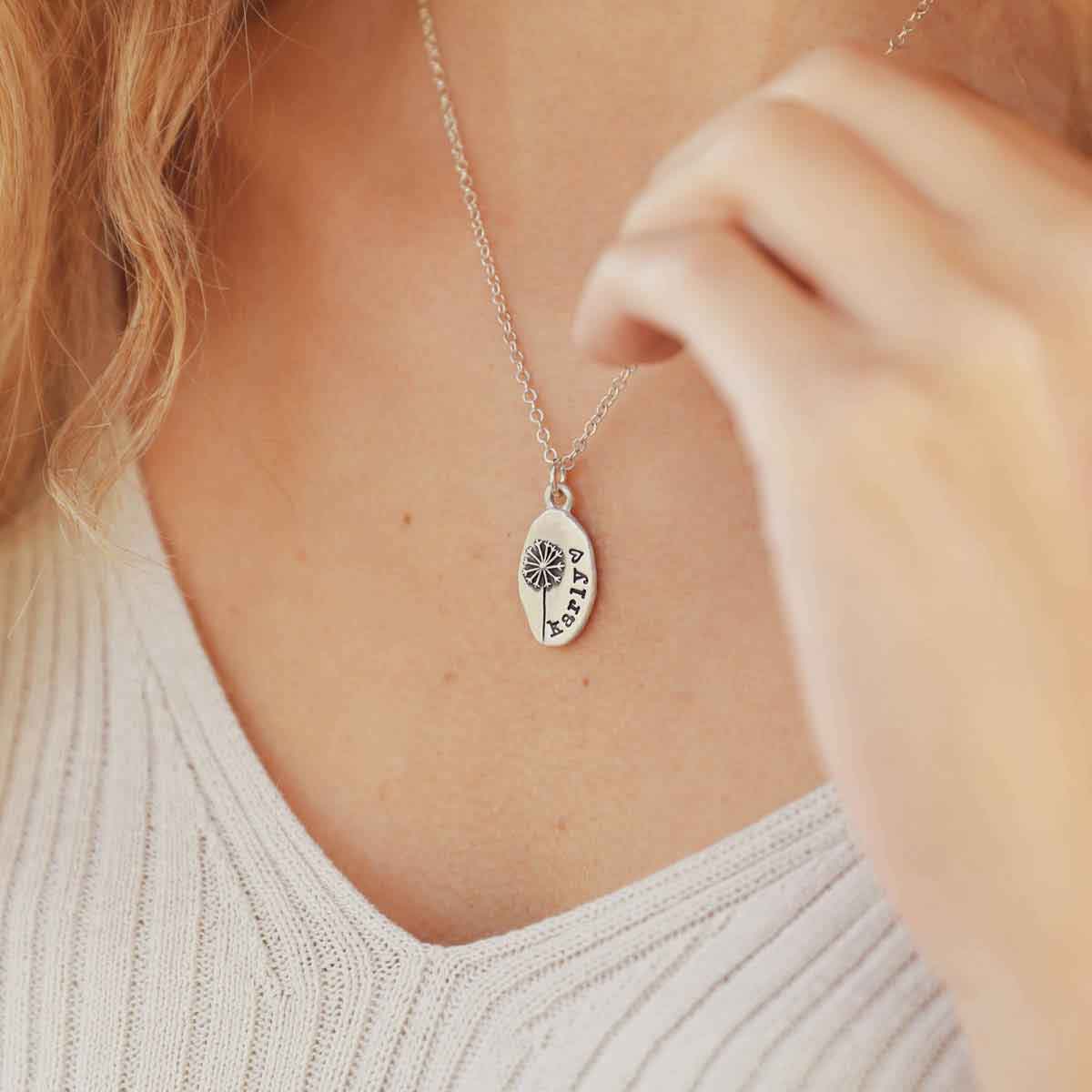 Be You Wildflowers Necklace {Sterling Silver}