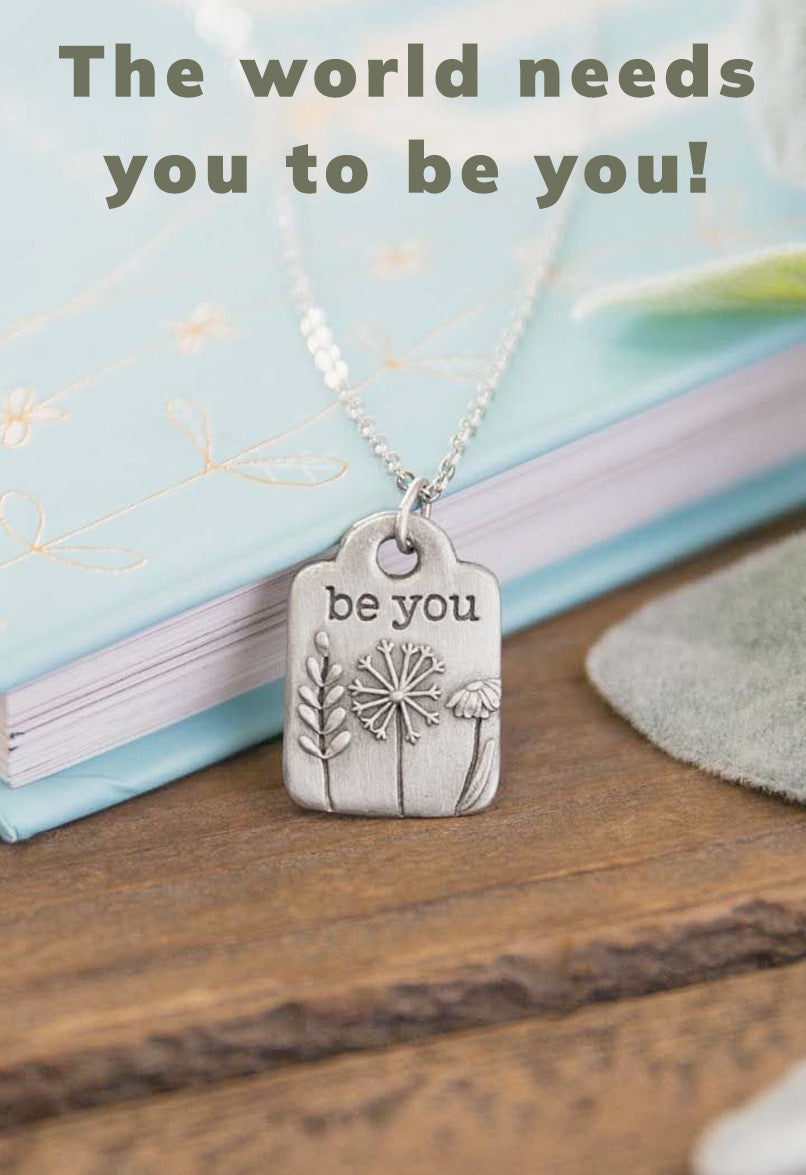 Be you {pewter} necklace