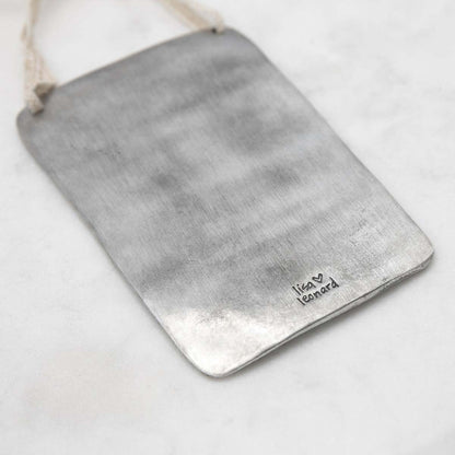 Bedtime Blessing Wall Hanging {pewter}