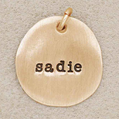 Beloved Name Charm {14k Gold}