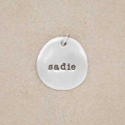 Beloved Name Charm {Sterling Silver}