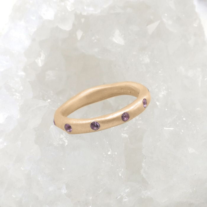 Birthstone Stacking Rings {10k Gold}