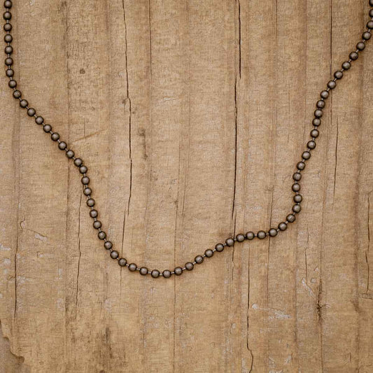 Black Stainless Steel Ball Chain