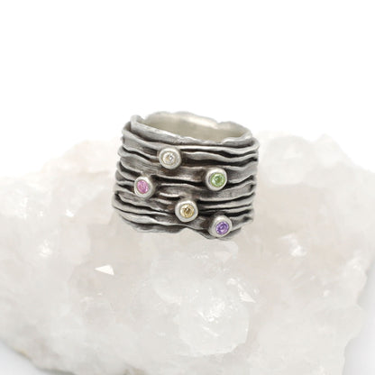 Brave Love® Birthstone Ring {Sterling Silver}