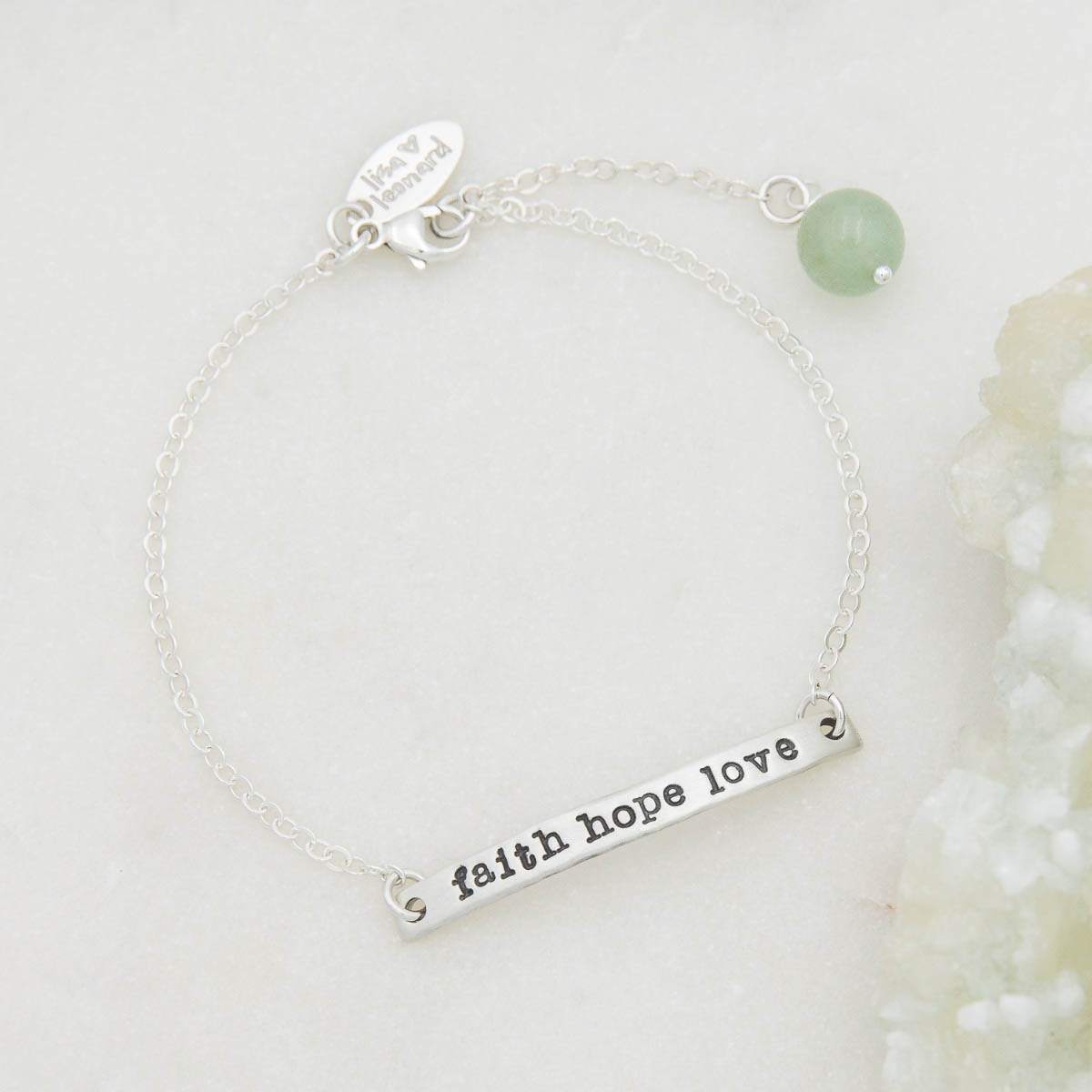 Personalized sterling silver carry my heart bracelet