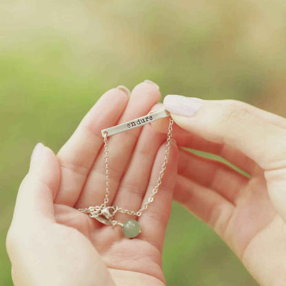  personalized sterling silver carry my heart bracelet in original packaging