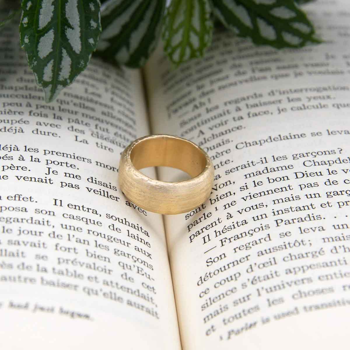 Collide With The Sky Ring [Textured 10k Gold]