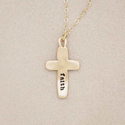 Cross Of Faith Necklace {14K Gold}