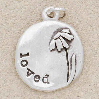 Daisy Charm {Sterling Silver}