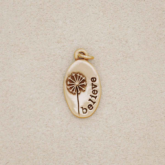 Dandelion Charm {10k Gold}