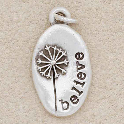 Dandelion Charm {Sterling Silver}