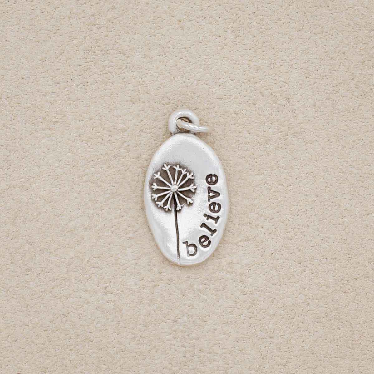 Dandelion Charm {Sterling Silver}