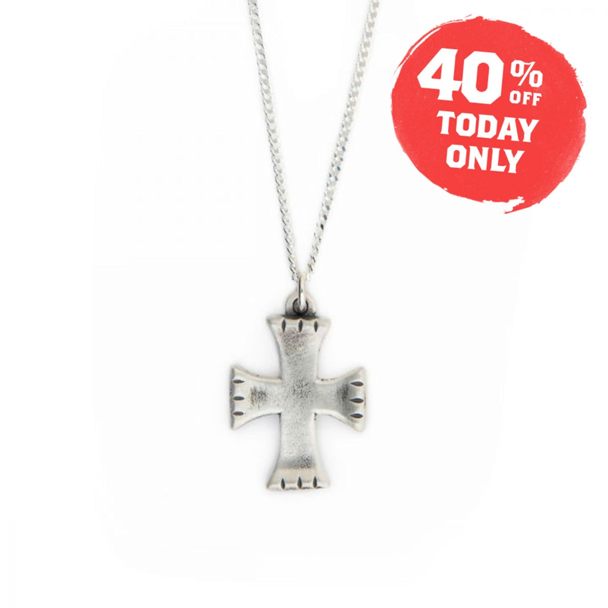 Completeness Cross Necklace [Sterling Silver]