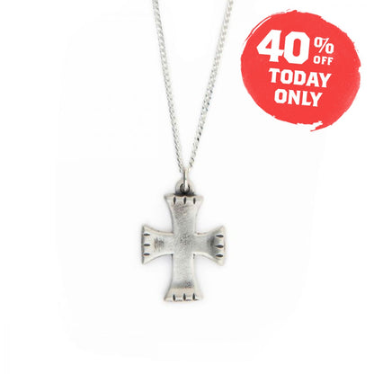 Completeness Cross Necklace [Sterling Silver]