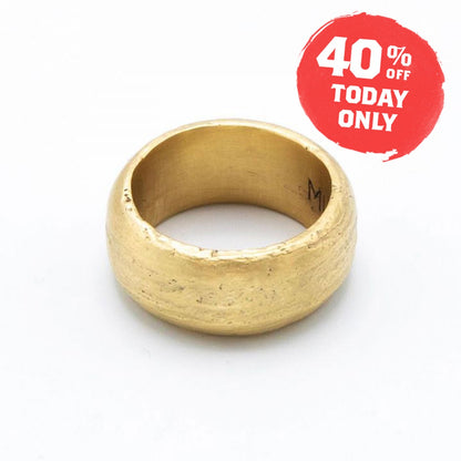 Collide With The Sky Ring [Textured 10k Gold]