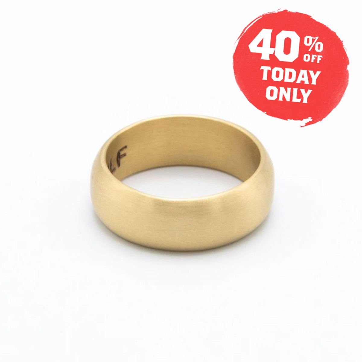 Collide with the Sky Ring [Smooth 14k Gold]